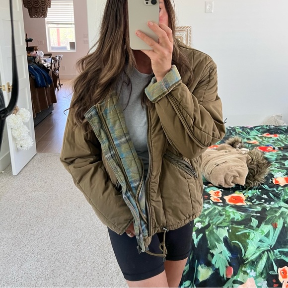 FREE PEOPLE PLAID JACKET - Picture 6 of 10